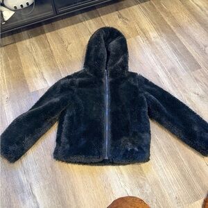 Under Armour Black Fuzzy Kids Jacket